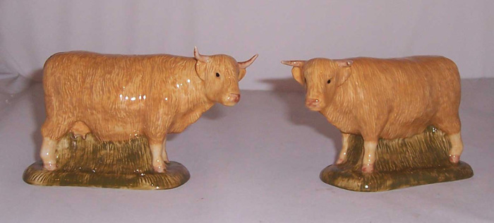 Highland  Cattle salt and pepper set