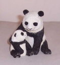 Country Artists Panda and Cub - A Tender Moment