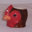 Rhode Island Red Hen faced eggcup