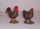 Maran Hen and Cockerel figures
