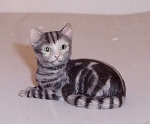 Country Artists Silver Tabby Laying