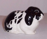 Lop Eared Rabbit figure Black and White