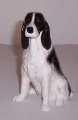 Beswick English Springer Spaniel Black and White